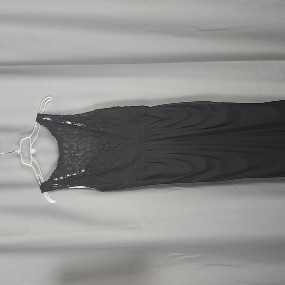 Black Davids Bridal Dress Size 12 - Picture 2 of 9